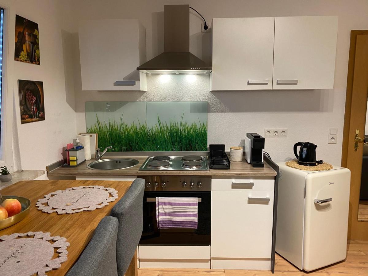 Kleines Apartment Mit Begehbarer Dusche Im Schlafzimmer Eberbach  Exteriör bild